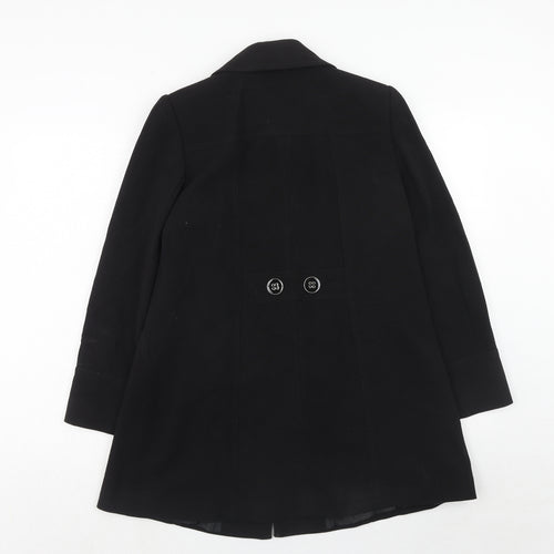 BHS Womens Black Jacket Size 8 Button