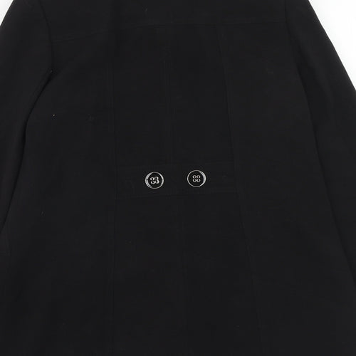BHS Womens Black Jacket Size 8 Button