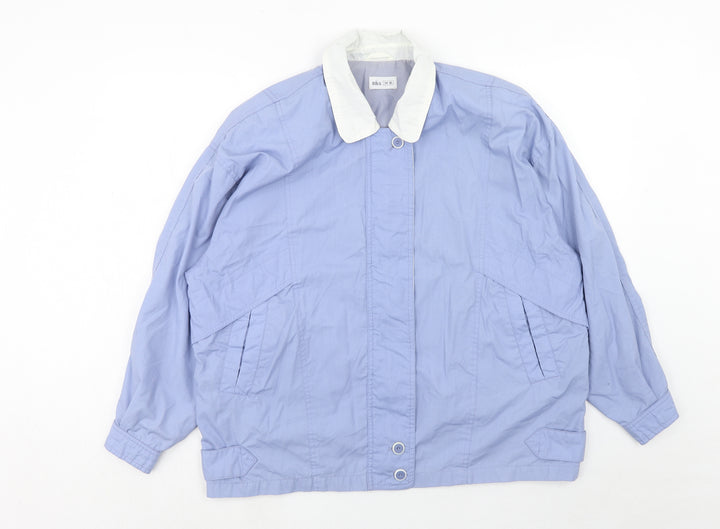 BHS Womens Blue Jacket Size 14 Zip