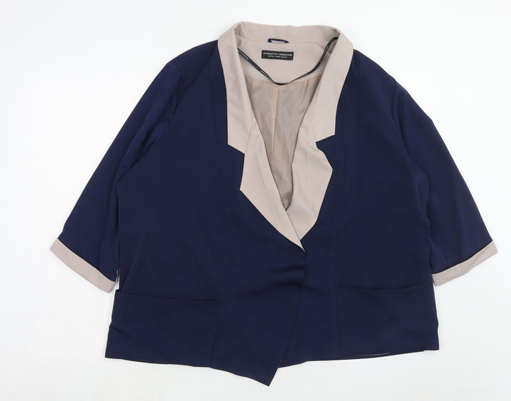 Dorothy Perkins Womens Blue Jacket Blazer Size XL