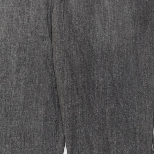 Wrangler Mens Black Cotton Straight Jeans Size 40 in L34 in Regular Zip