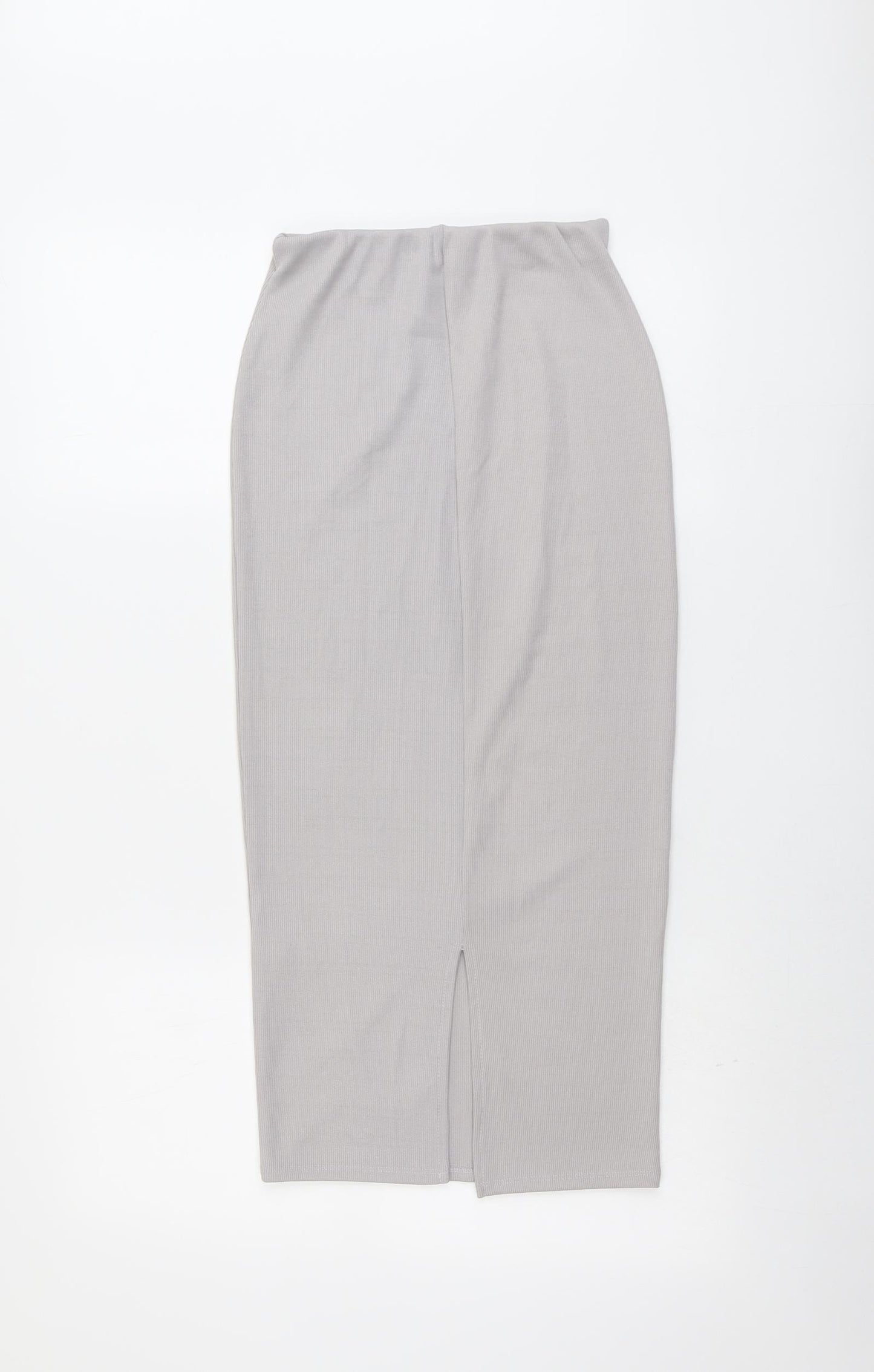 Miss Selfridge Womens Grey Polyester A-Line Skirt Size 6