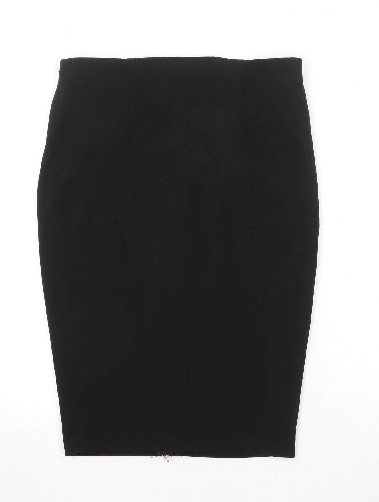 Zara Womens Black Polyester Bandage Skirt Size M Zip