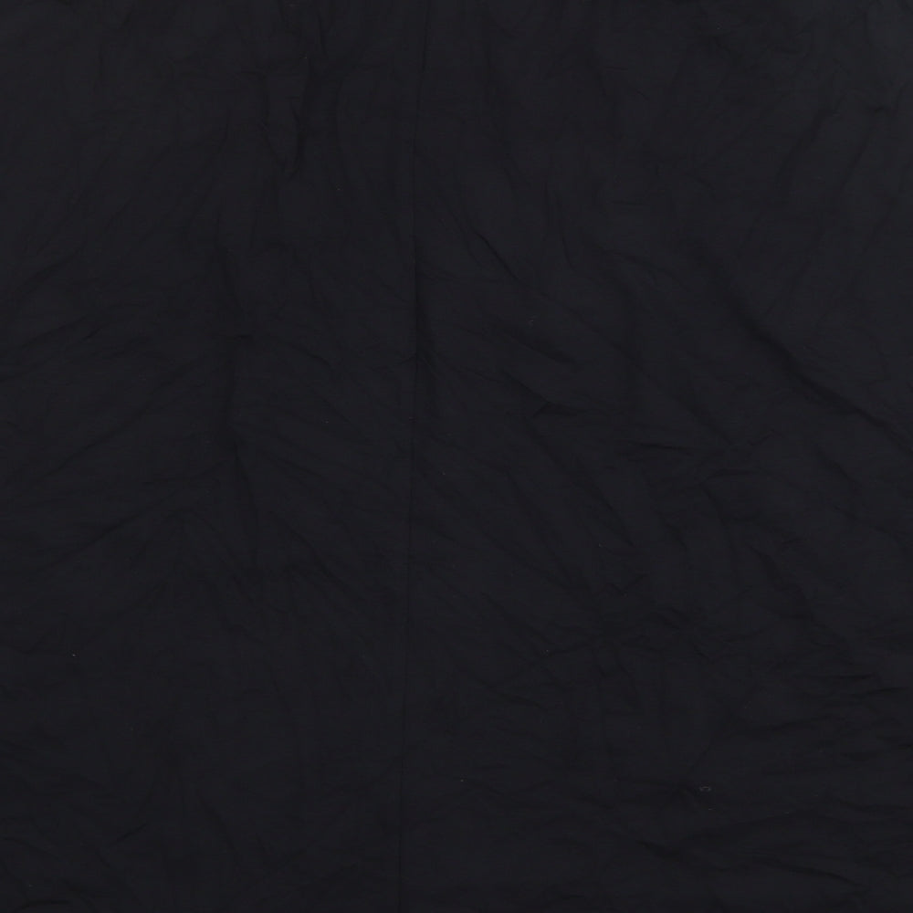 Marks and Spencer Womens Black Viscose Swing Skirt Size 20