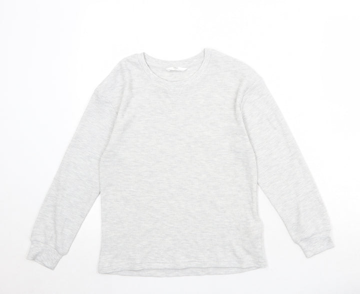 Marks and Spencer Boys Grey Cotton Pullover Sweatshirt Size 9-10 Years Pullover