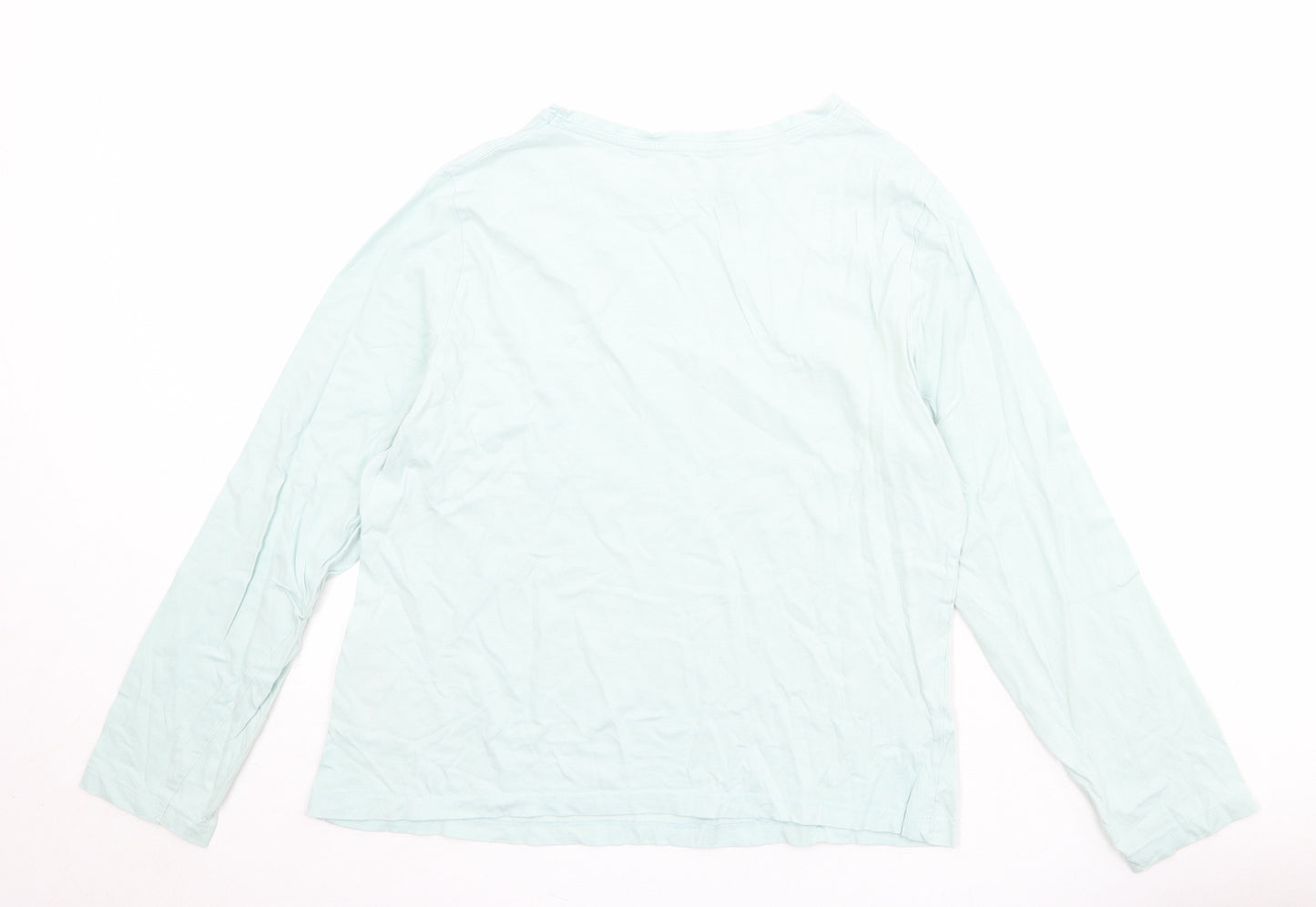 Disney Womens Blue 100% Cotton Basic T-Shirt Size S Round Neck - It's A Good Day 7 Dwarfs