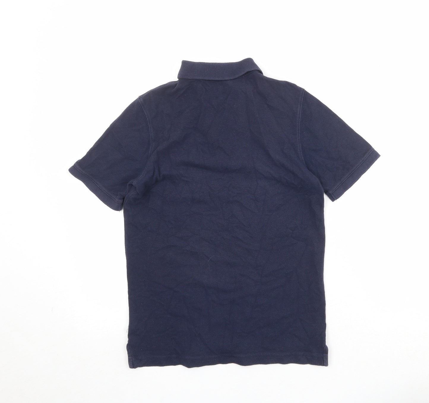 Gap Boys Blue 100% Cotton Pullover Polo Size L Collared Button