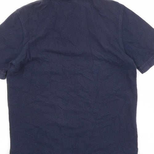 Gap Boys Blue 100% Cotton Pullover Polo Size L Collared Button