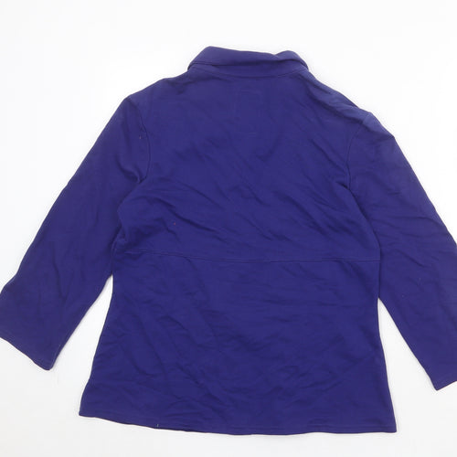 NEXT Womens Blue Jacket Blazer Size 12 Button