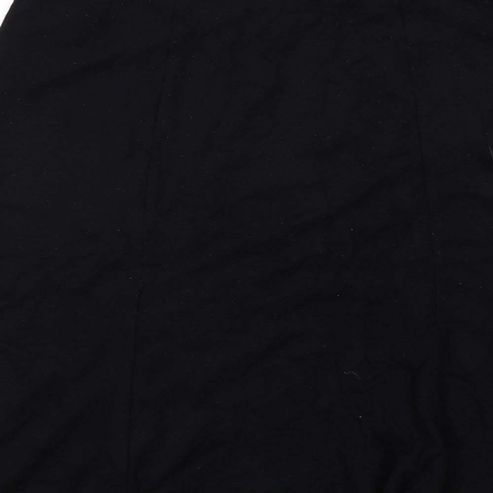 Bonmarché Womens Black Viscose Swing Skirt Size 20