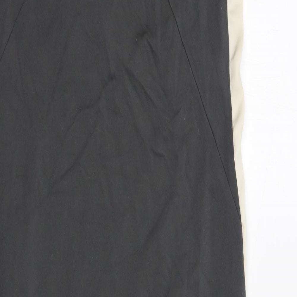 Jigsaw Womens Grey Viscose Tank Dress Size M V-Neck Pullover