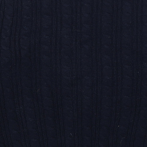 Uniqlo Boys Blue Round Neck Cotton Pullover Jumper Size 9-10 Years Pullover