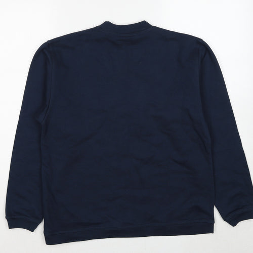 Quiksilver Boys Blue Cotton Pullover Sweatshirt Size 14 Years Pullover - Hawaii