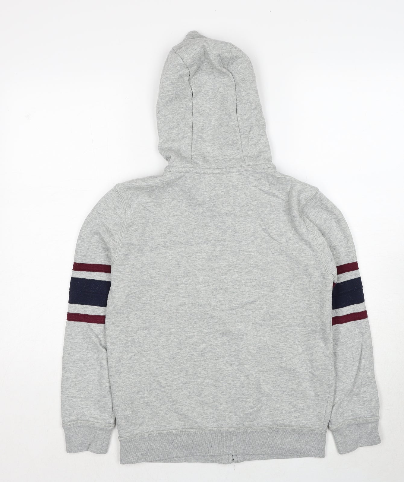 Gap Boys Grey Cotton Full Zip Hoodie Size 12-13 Years Zip