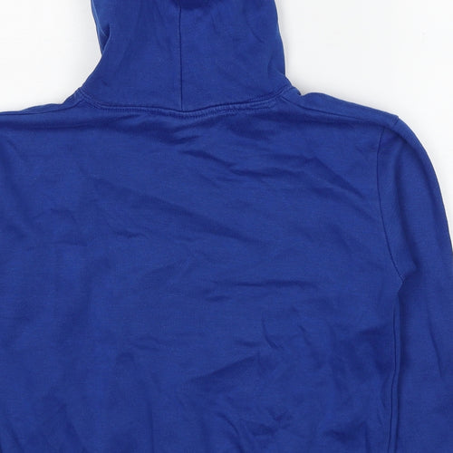 Urban Road Boys Blue Cotton Pullover Hoodie Size 9-10 Years Pullover