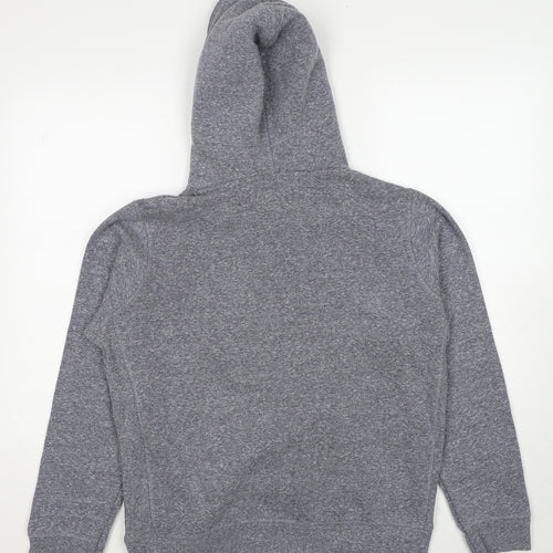 Weird Fish Womens Grey Polyester Pullover Hoodie Size 14 Pullover