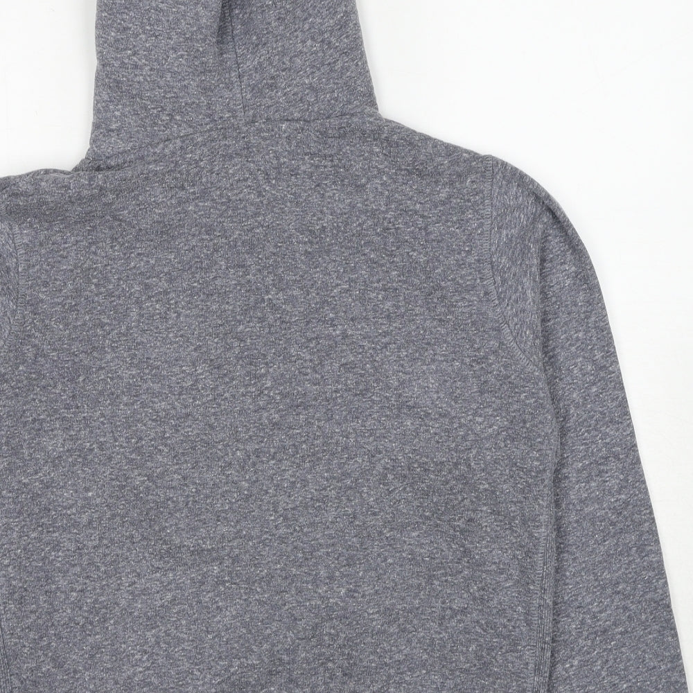 Weird Fish Womens Grey Polyester Pullover Hoodie Size 14 Pullover