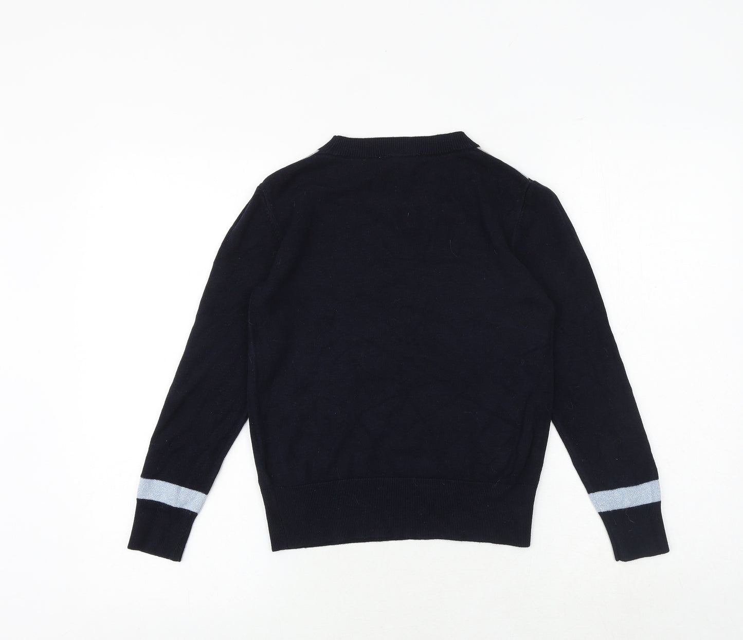 Principles Womens Black Round Neck Viscose Pullover Jumper Size 8