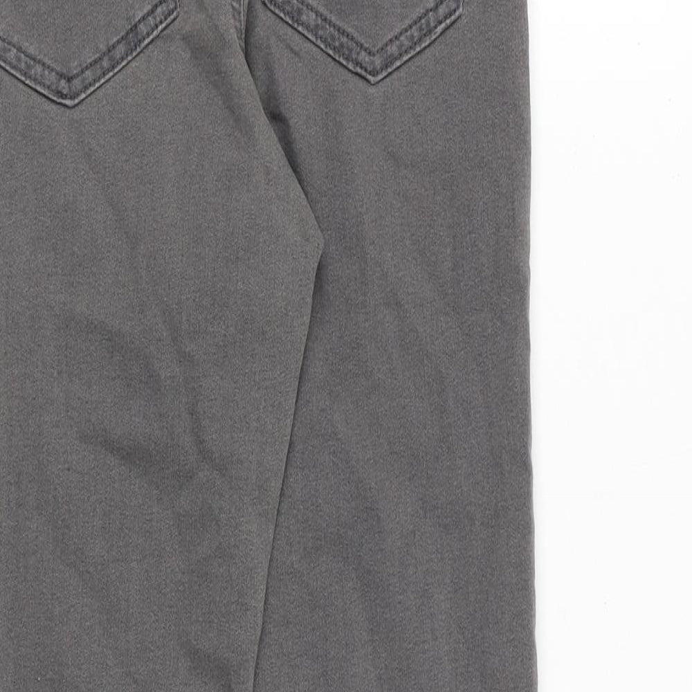 Marks and Spencer Womens Grey Cotton Jegging Jeans Size 6 Regular