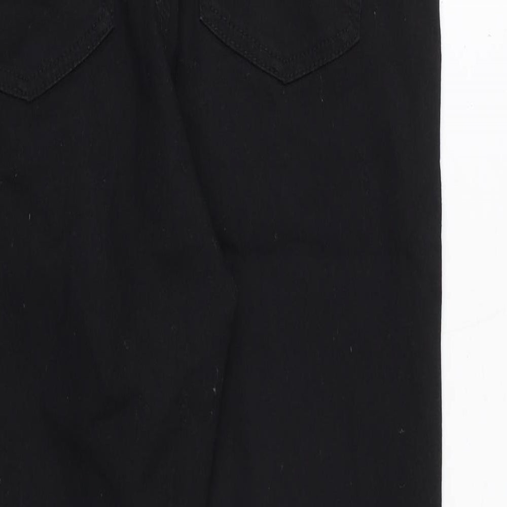 Marks and Spencer Womens Black Cotton Jegging Jeans Size 14 Regular