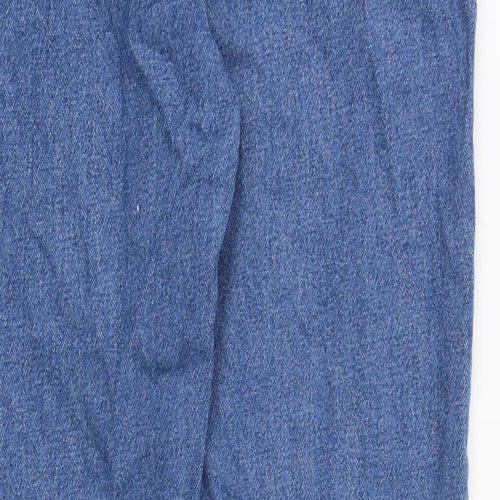 Cotton Traders Mens Blue Cotton Straight Jeans Size 36 in Regular Zip
