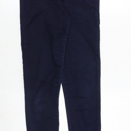 H&M Womens Blue Cotton Skinny Jeans Size 26 in Regular Zip