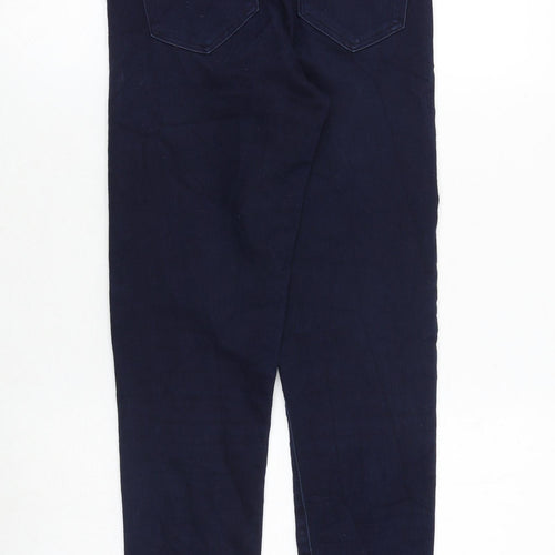 H&M Womens Blue Cotton Skinny Jeans Size 26 in Regular Zip