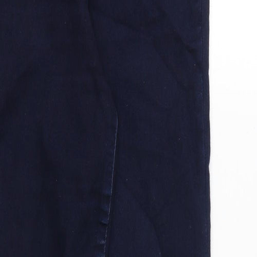 H&M Womens Blue Cotton Skinny Jeans Size 26 in Regular Zip