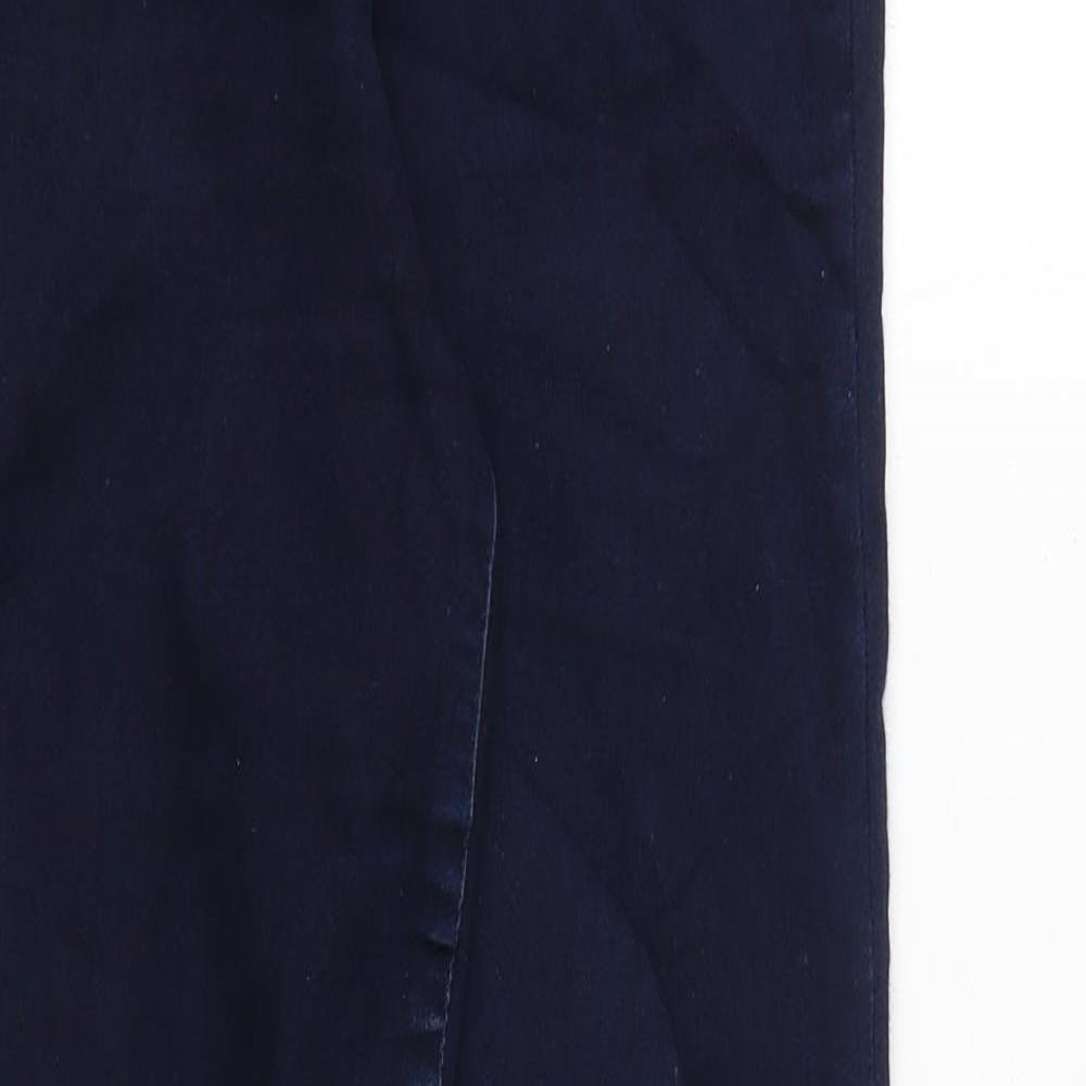 H&M Womens Blue Cotton Skinny Jeans Size 26 in Regular Zip