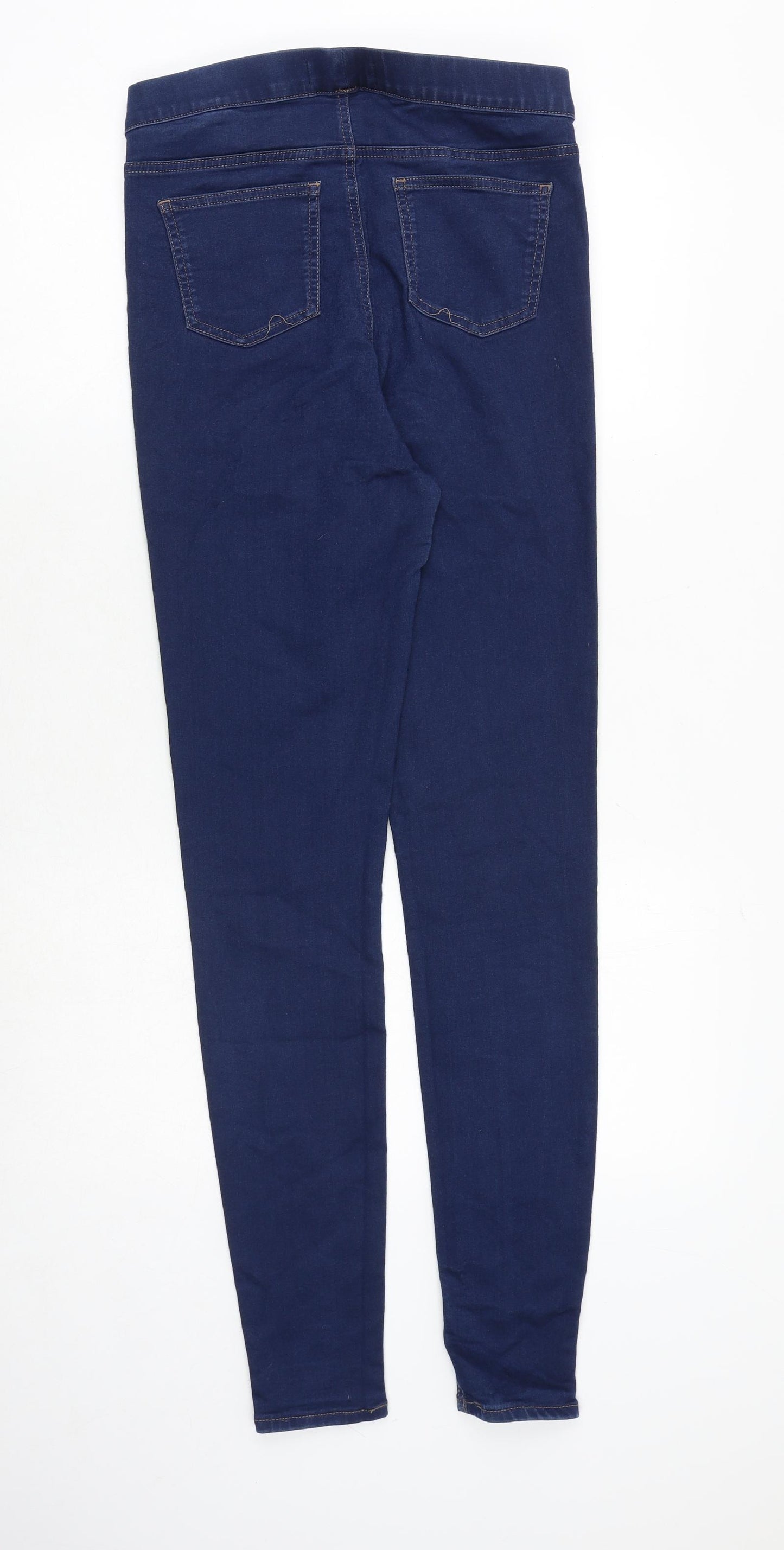 Marks and Spencer Womens Blue Cotton Jegging Jeans Size 10 Regular