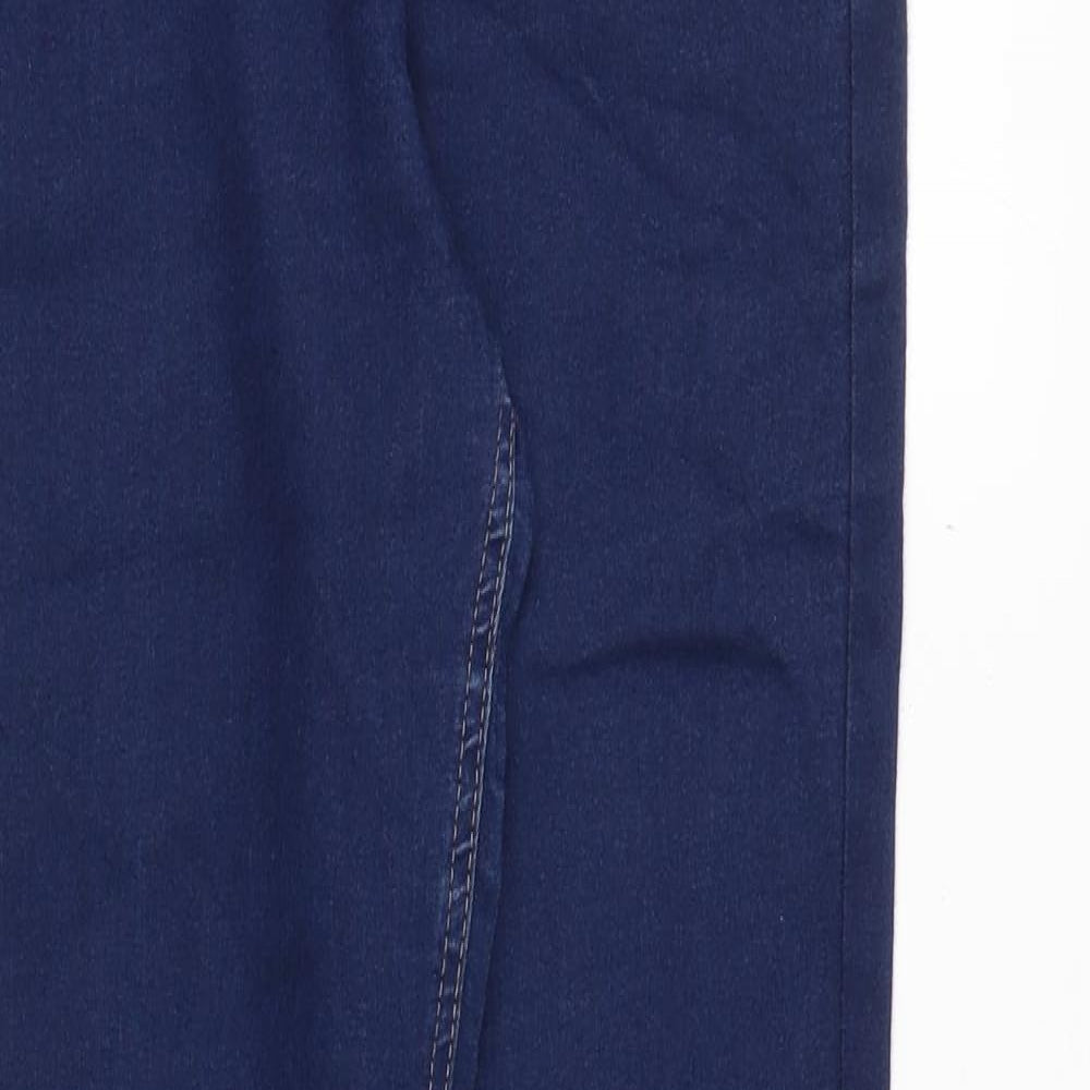 Marks and Spencer Womens Blue Cotton Jegging Jeans Size 10 Regular