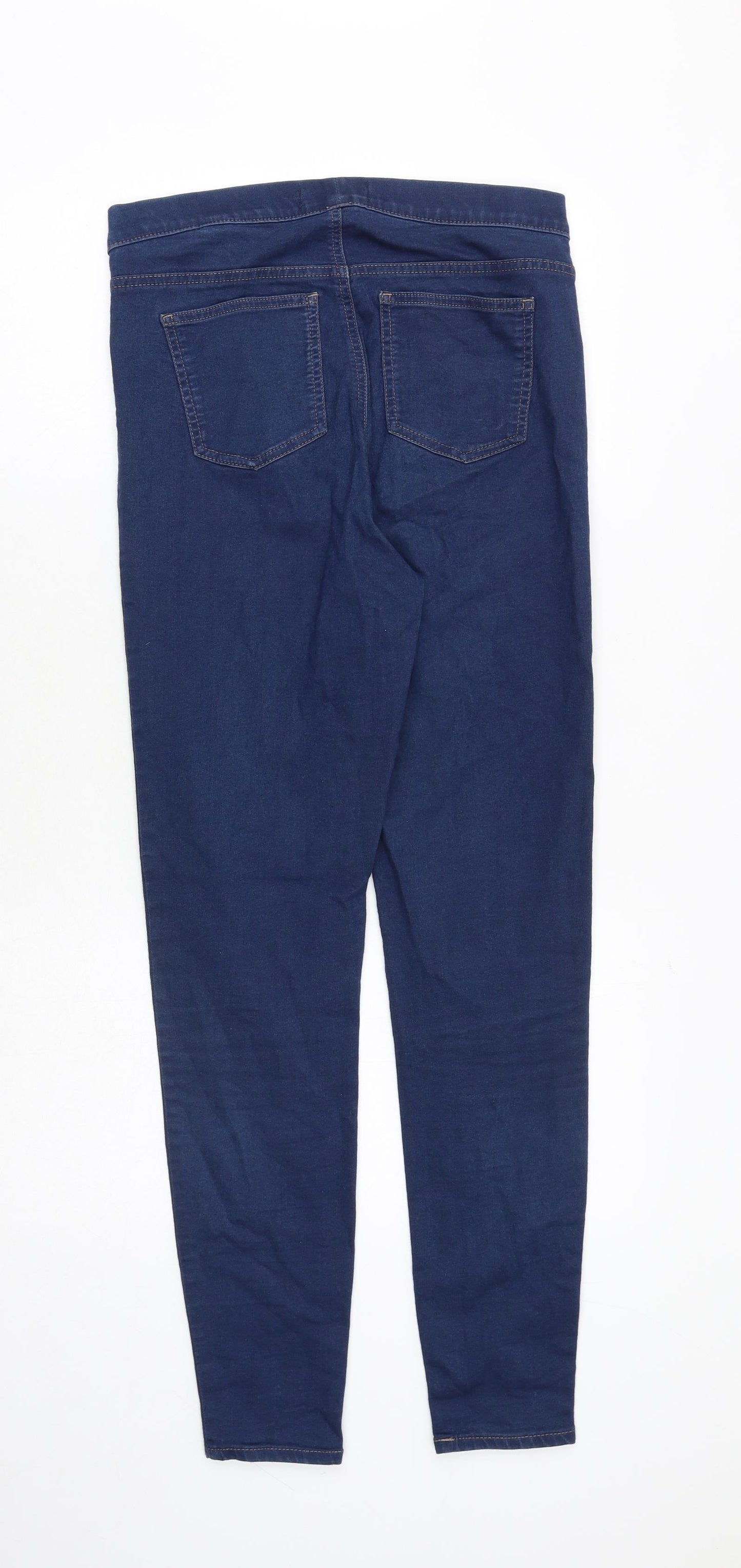 Marks and Spencer Womens Blue Cotton Jegging Jeans Size 10 Regular