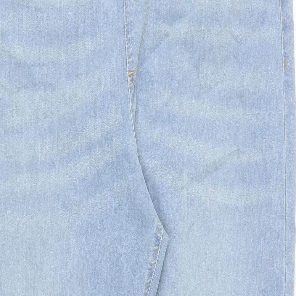 Marks and Spencer Womens Blue Cotton Jegging Jeans Size 16 Regular