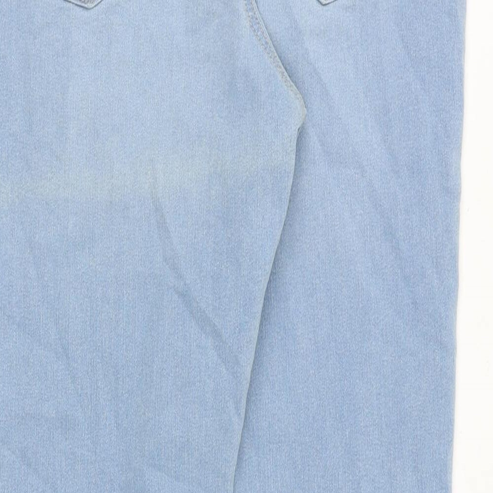 Marks and Spencer Womens Blue Cotton Jegging Jeans Size 16 Regular