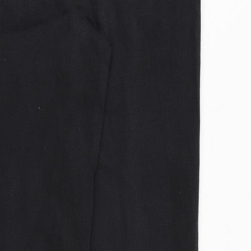 Marks and Spencer Womens Black Cotton Skinny Jeans Size 12 Regular Zip