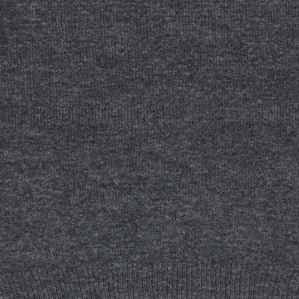 Marks and Spencer Womens Grey Round Neck Geometric Polyester Pullover Jumper Size M - Stars