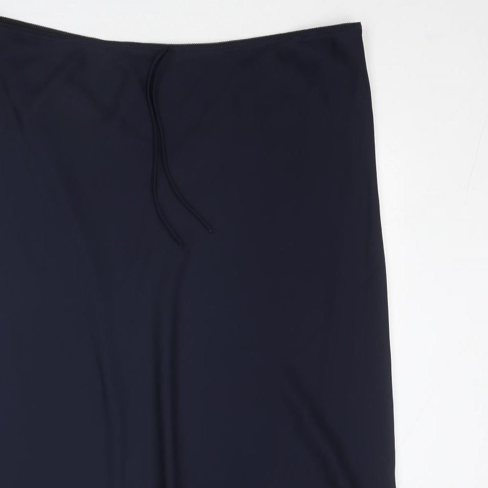Bonmarché Womens Blue Polyester Swing Skirt Size 24