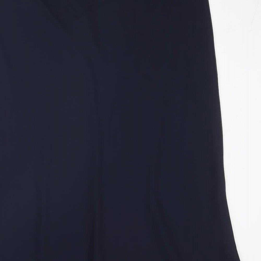 Bonmarché Womens Blue Polyester Swing Skirt Size 24