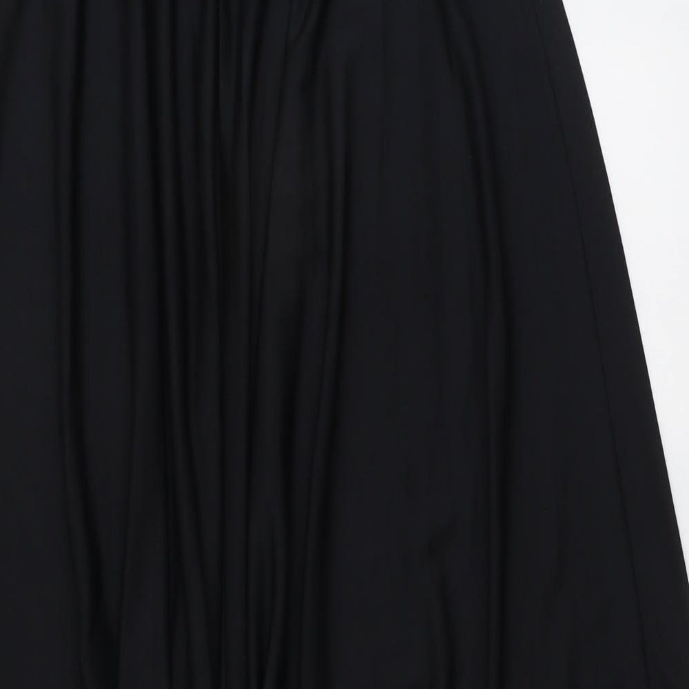 ASOS Womens Black Polyester Swing Skirt Size 14