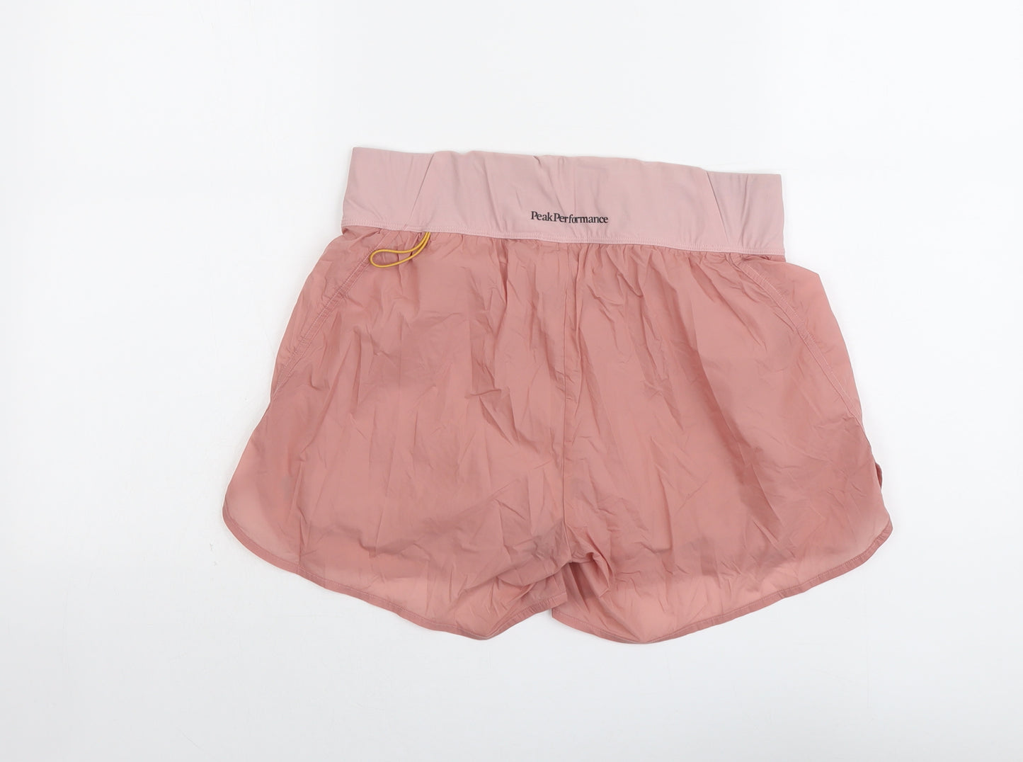Peak Performance Womens Pink Polyamide Sweat Shorts Size M L4 in Regular