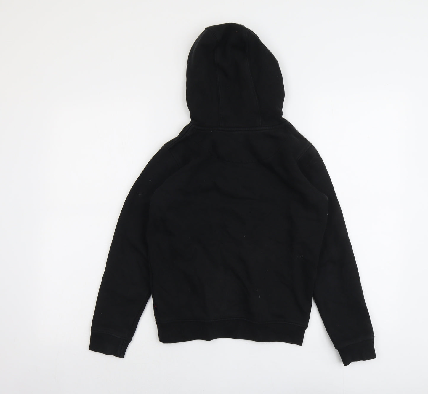 US Polo Assn. Boys Black Cotton Pullover Hoodie Size 9-10 Years Pullover