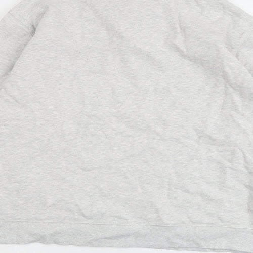 Marks and Spencer Mens Grey Cotton Pullover Sweatshirt Size L
