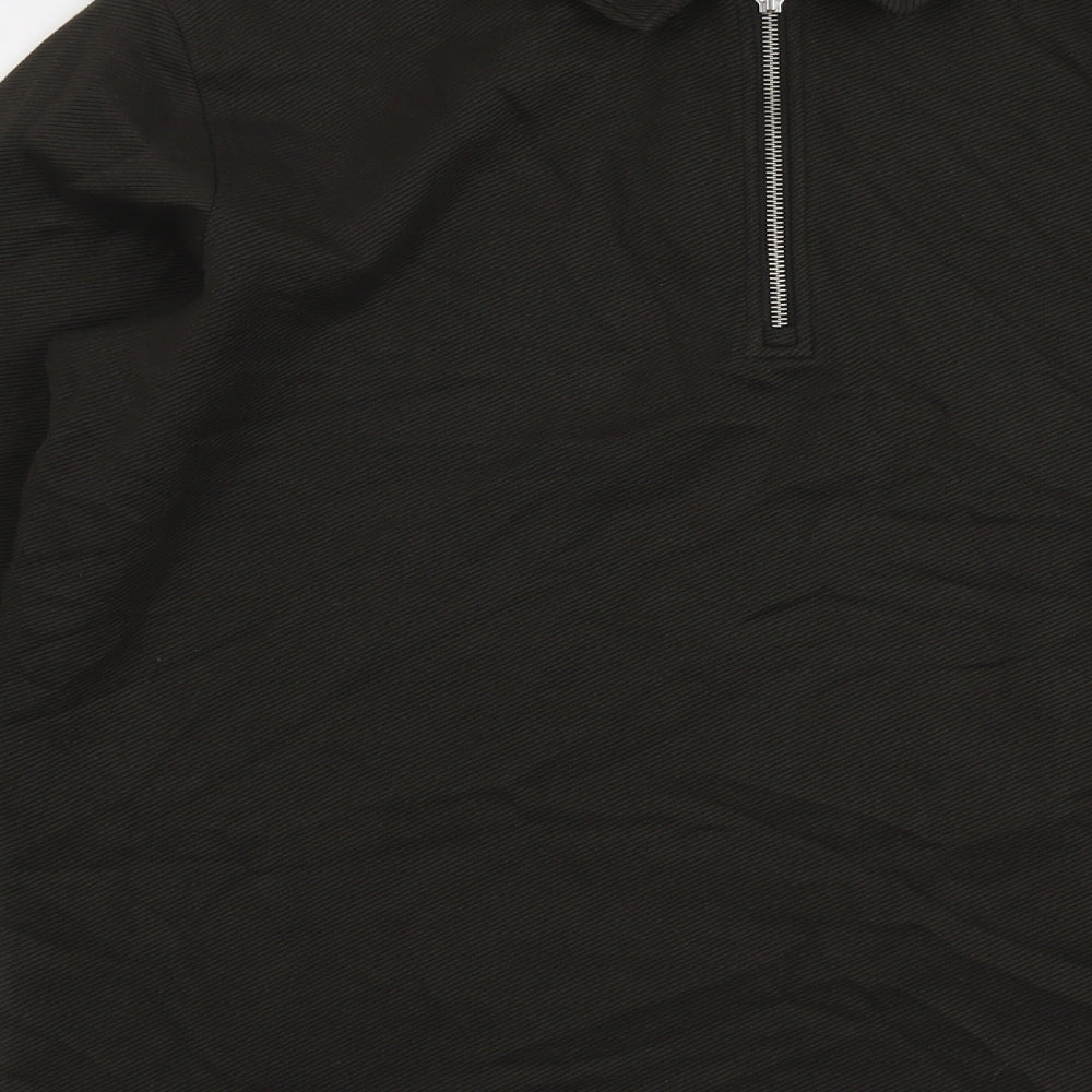Autograph Mens Green Cotton Pullover Sweatshirt Size L