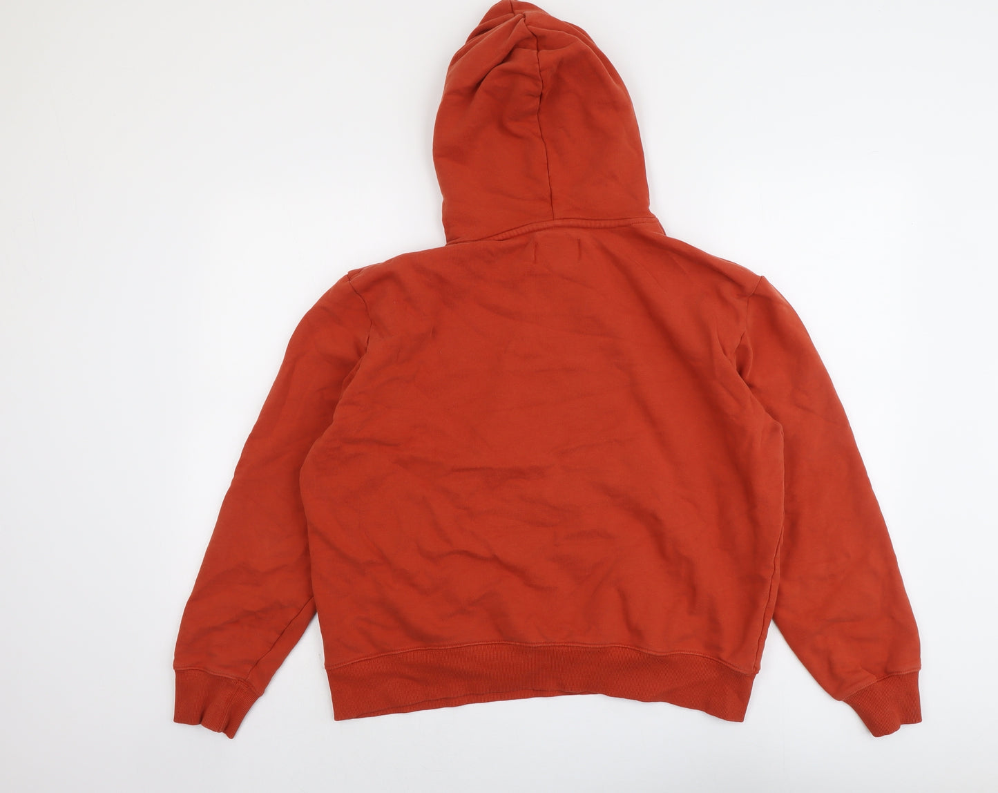 Marks and Spencer Womens Red Cotton Pullover Hoodie Size L Pullover