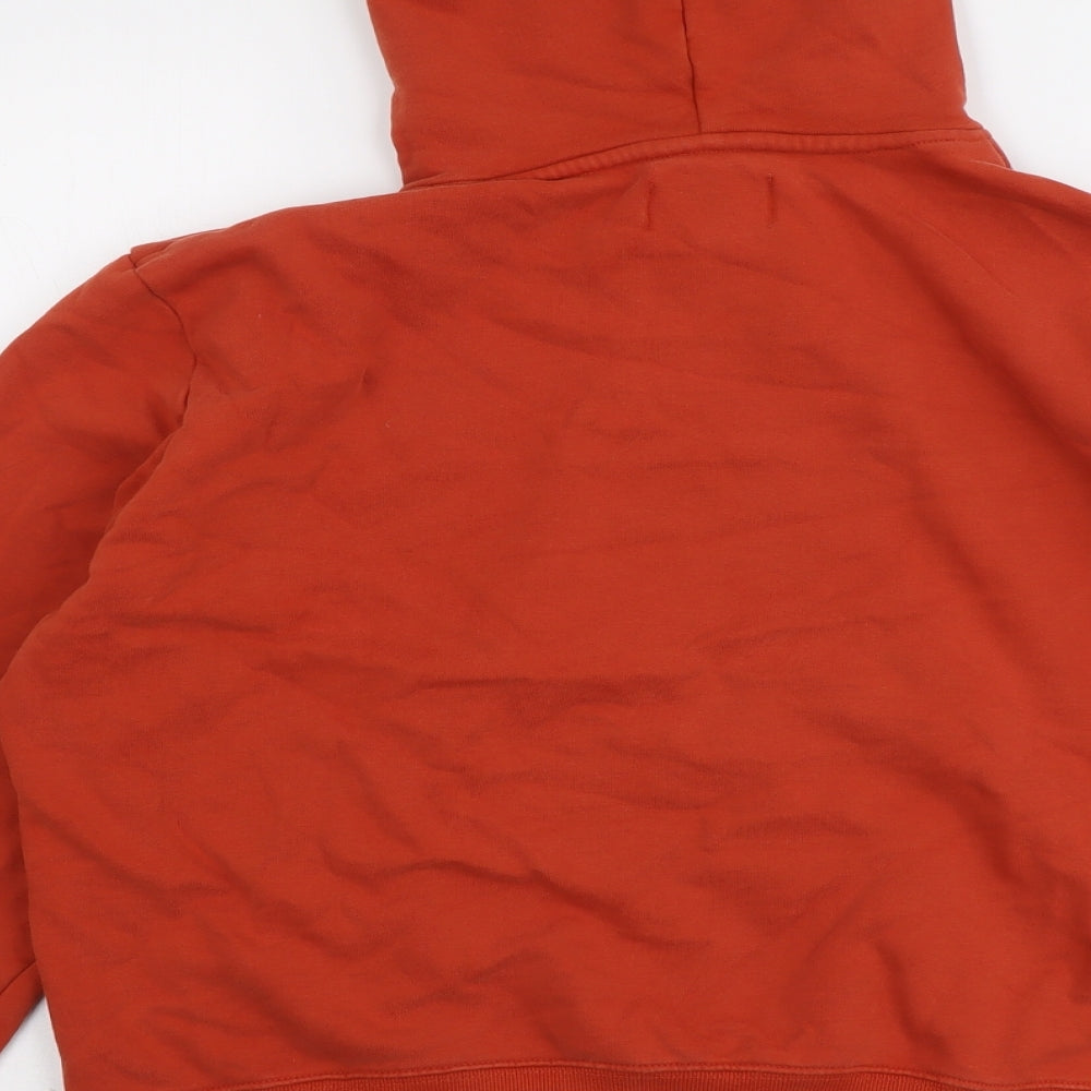 Marks and Spencer Womens Red Cotton Pullover Hoodie Size L Pullover