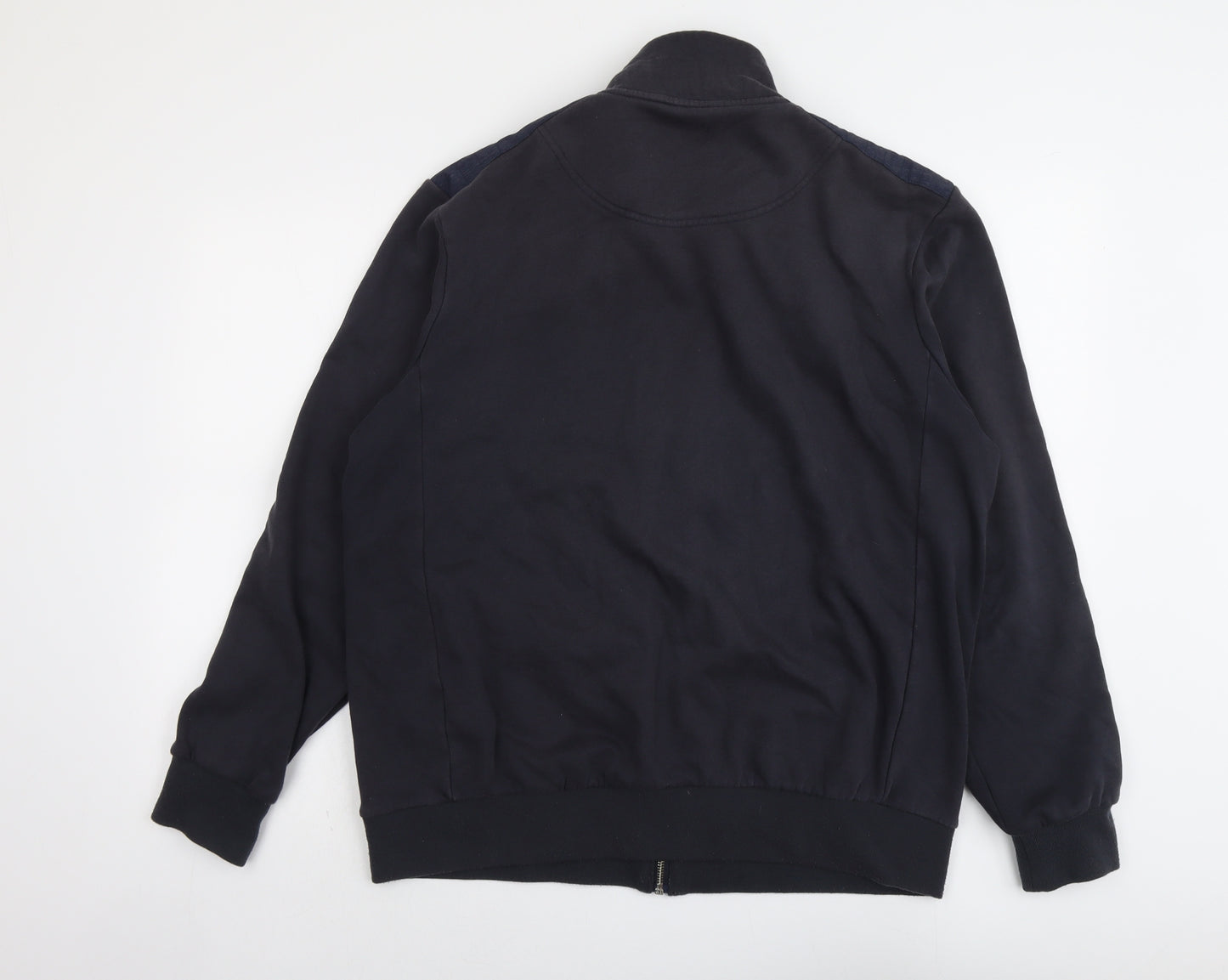 Blue Harbour Mens Beige Cotton Full Zip Sweatshirt Size L