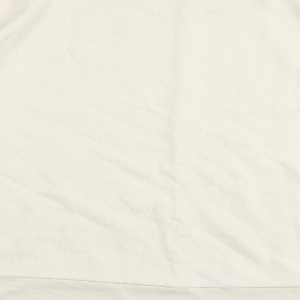John Lewis Womens Beige Cotton Pullover Sweatshirt Size L Pullover