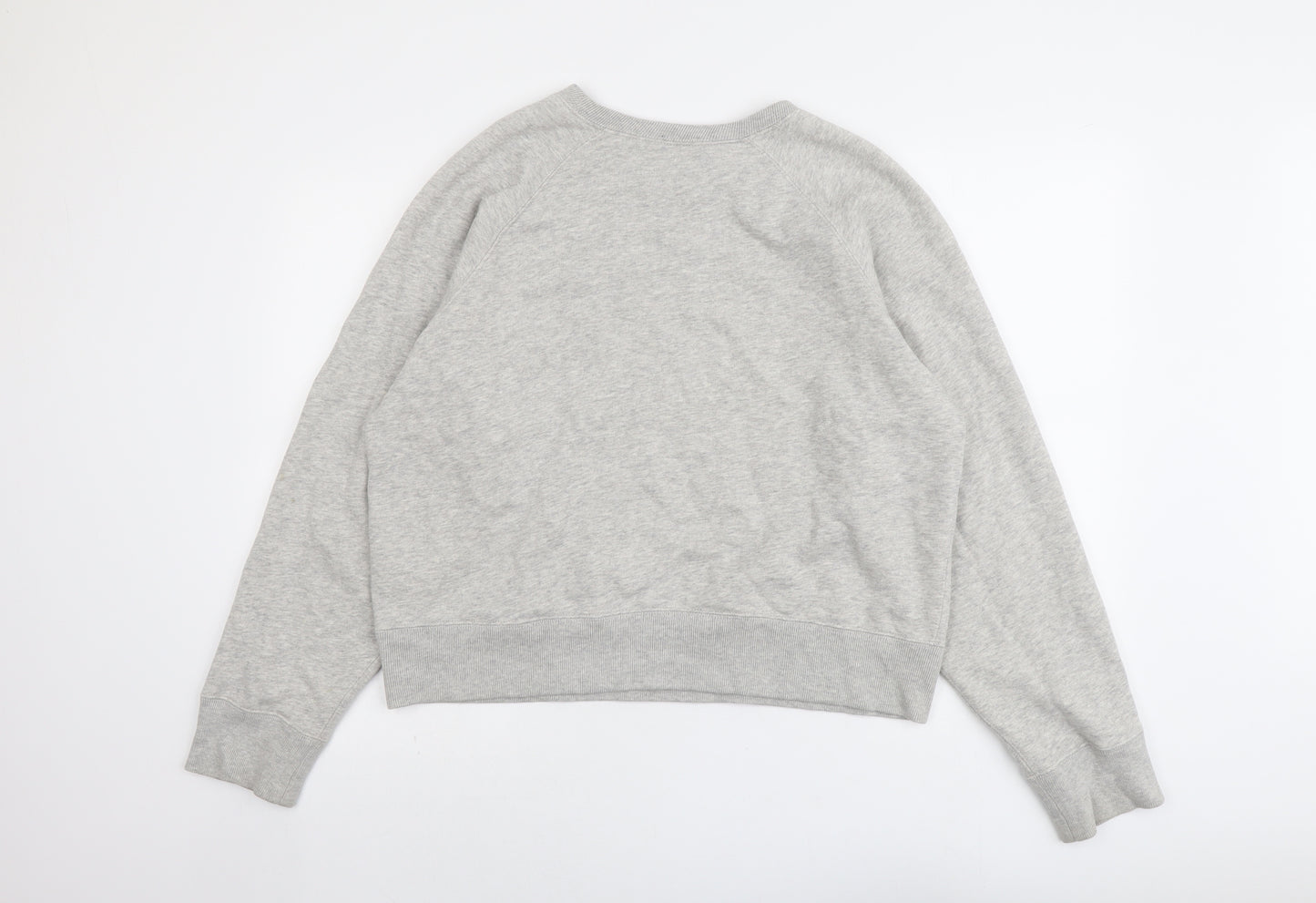 Polo Ralph Lauren Womens Grey Cotton Pullover Sweatshirt Size L Pullover
