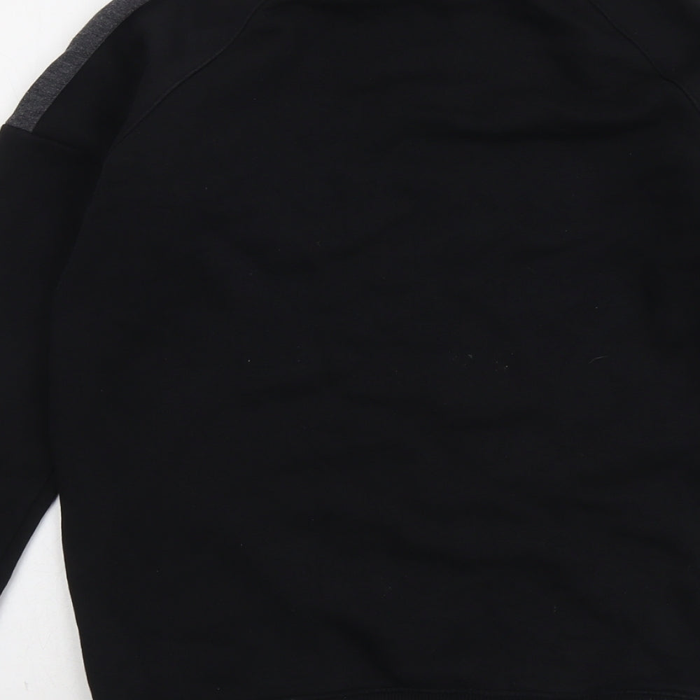 Gym King Mens Black Cotton Pullover Sweatshirt Size XS