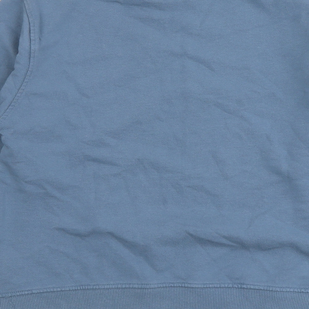Zara Boys Blue Cotton Pullover Sweatshirt Size 13-14 Years Pullover